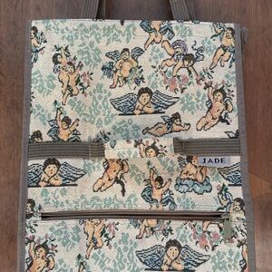 Jade vintage Cherub Luggage Travel Bag